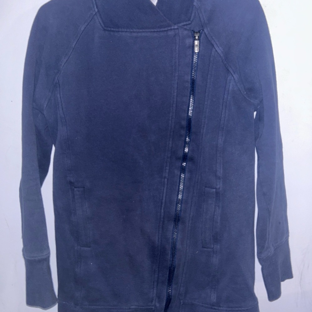 lululemon athletica Navy Blue Zip-Up Hoodie